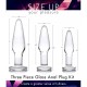 XR Dosha 3 Piece Glass Anal Plug Kit XR Dosha 3 Piece Glass Anal Plug Kit