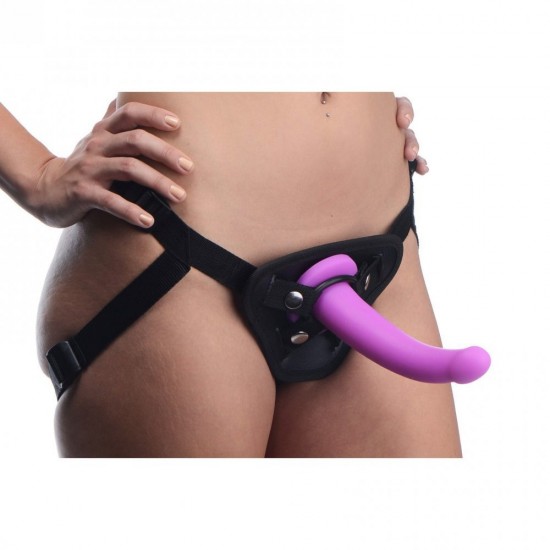 XR Navigator U Strap On GSpot Dildo and Harness XR Navigator U Strap On GSpot Dildo and Harness