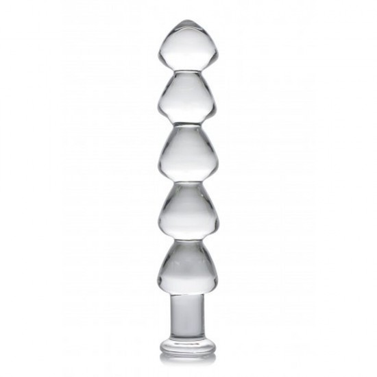 Master Series Drops Anal Links Glass Dildo Master Series Drops Anal Links Glass Dildo