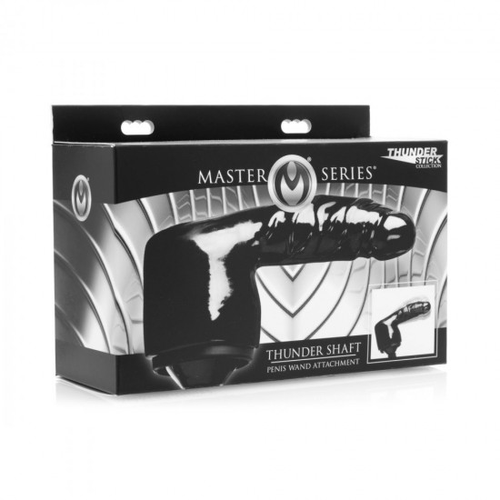 Master Series Thunder Shaft Penis Wand Attachment Master Series Thunder Shaft Penis Wand Attachment
