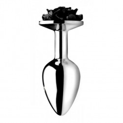 XR Booty Sparks Black Rose Anal Plug Medium XR Booty Sparks Black Rose Anal Plug Medium