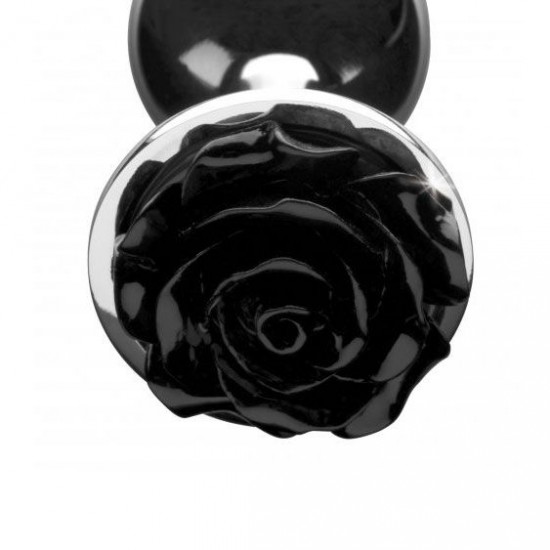 XR Booty Sparks Black Rose Anal Plug Medium XR Booty Sparks Black Rose Anal Plug Medium
