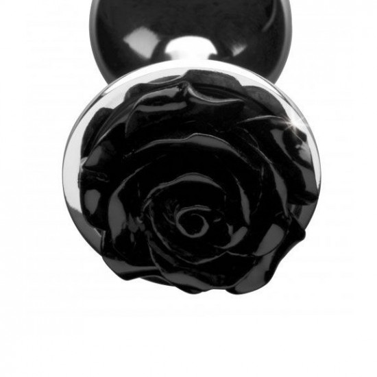 XR Booty Sparks Black Rose Anal Plug Small XR Booty Sparks Black Rose Anal Plug Small