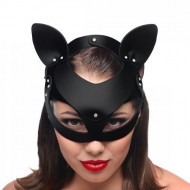 Master Series Bad Kitten Leather Cat Mask Master Series Bad Kitten Leather Cat Mask