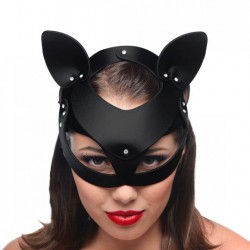Master Series Bad Kitten Leather Cat Mask Master Series Bad Kitten Leather Cat Mask