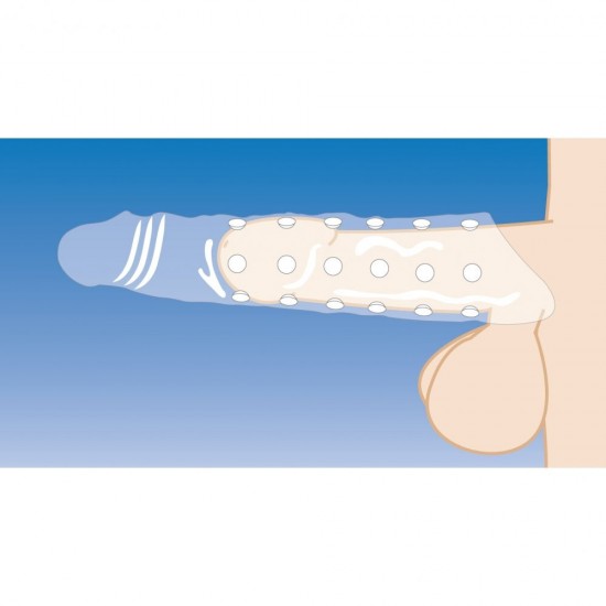 Size Matters 3 Inch Clear Penis Extender Sleeve Size Matters 3 Inch Clear Penis Extender Sleeve