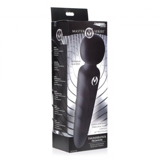 Master Series Thunderstick Premium Ultra Powerful Silicone Wand Master Series Thunderstick Premium Ultra Powerful Silicone Wand