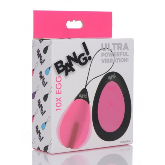 XR 10X Silicone Vibrating Egg Pink XR 10X Silicone Vibrating Egg Pink