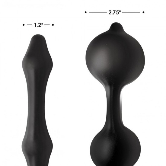Master Series Devils Rattle Inflatable Anal Plug With Cock Ring Master Series Devils Rattle Inflatable Anal Plug With Cock Ring