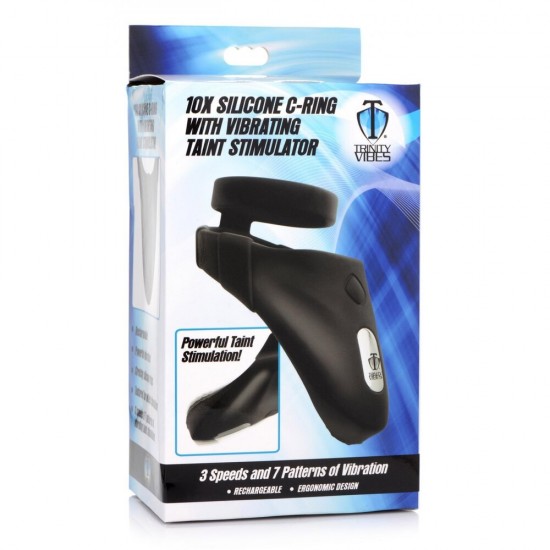 XR Trinty 10x Rechargeable Silicone Cock Ring XR Trinty 10x Rechargeable Silicone Cock Ring