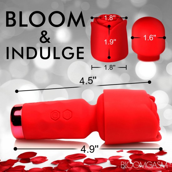 XR Bloomgasm Rose Petite Mini Wand XR Bloomgasm Rose Petite Mini Wand