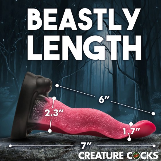 Wolfs Lick Maw Silicone Dildo Wolfs Lick Maw Silicone Dildo