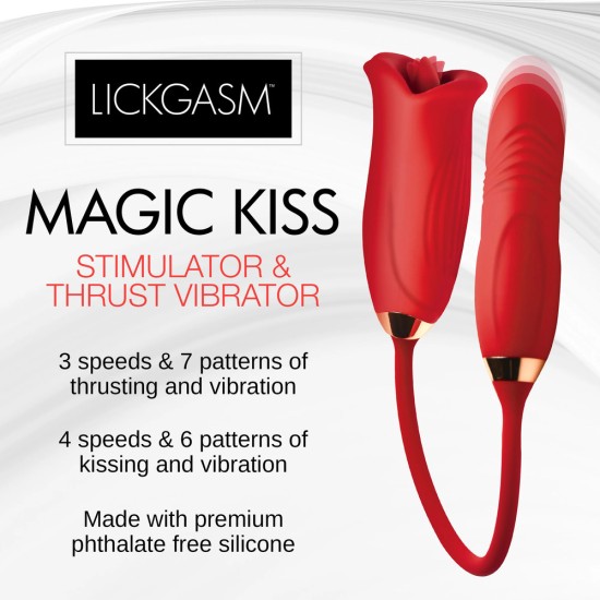Play Hard Magic Kiss Clitoral Stim and Thursting Vibe Play Hard Magic Kiss Clitoral Stim and Thursting Vibe