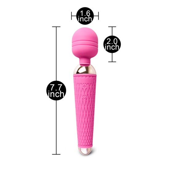 10 Speed Rechargeable Magic Wand Pink 10 Speed Rechargeable Magic Wand Pink