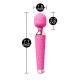 10 Speed Rechargeable Magic Wand Pink 10 Speed Rechargeable Magic Wand Pink