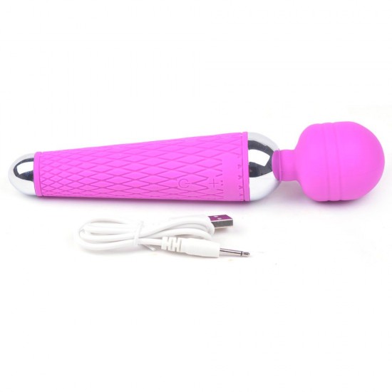 10 Speed Purple Rechargeable Magic Wand 10 Speed Purple Rechargeable Magic Wand