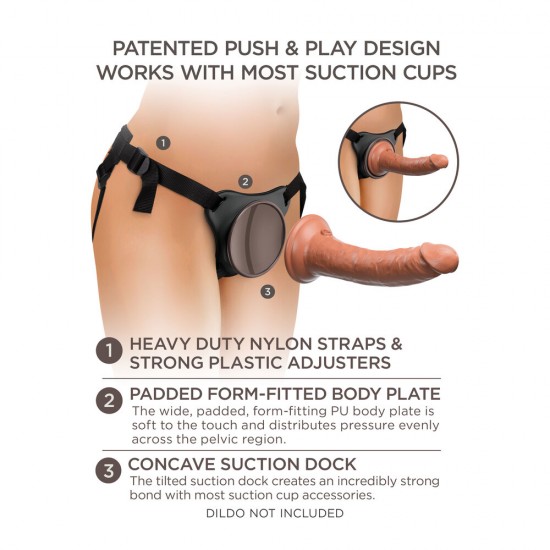 King Cock Comfy Body Dock Strap On Harness King Cock Comfy Body Dock Strap On Harness
