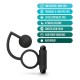 Anal Adventures Platinum Ball With Vibrating Cock Ring Anal Adventures Platinum Ball With Vibrating Cock Ring