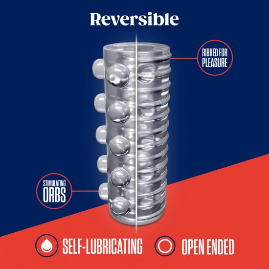 Rize Swich Self Lubricating Stroker Clear Rize Swich Self Lubricating Stroker Clear