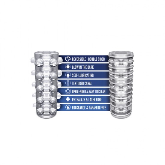 Rize Swich Self Lubricating Stroker Clear Rize Swich Self Lubricating Stroker Clear
