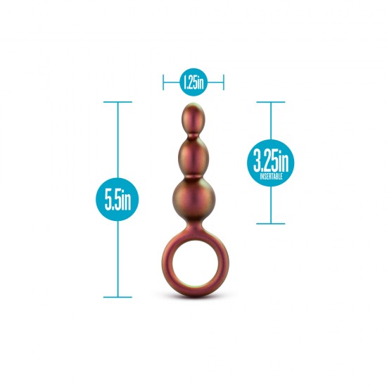 Anal Adventures Matrix Beaded Loop Butt Plug Anal Adventures Matrix Beaded Loop Butt Plug
