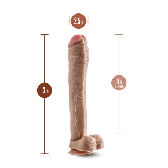 Dr. Skin Mr. Ed 13 Inch Dildo With Balls Dr. Skin Mr. Ed 13 Inch Dildo With Balls