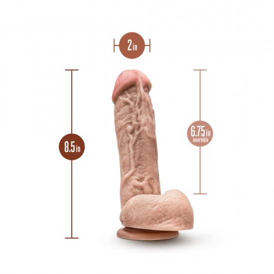 Dr. Skin Mr. D 8.5 Inch Dildo With Balls Dr. Skin Mr. D 8.5 Inch Dildo With Balls