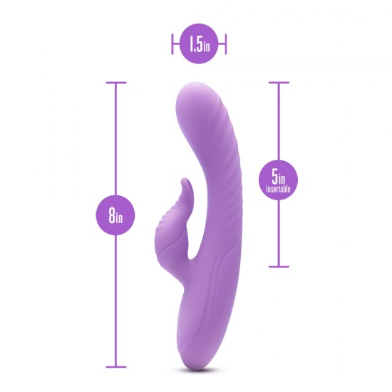 Blush Evelyn Powerful Dual Stimulator Vibe Blush Evelyn Powerful Dual Stimulator Vibe