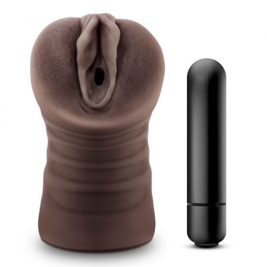 Hot Chocolate Brianna Vagina Vibrating Masturbator Hot Chocolate Brianna Vagina Vibrating Masturbator