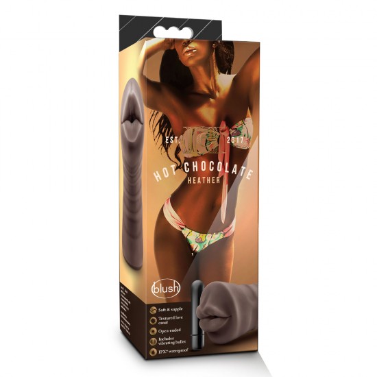 Hot Chocolate Heather Mouth Vibrating Masturbator Hot Chocolate Heather Mouth Vibrating Masturbator