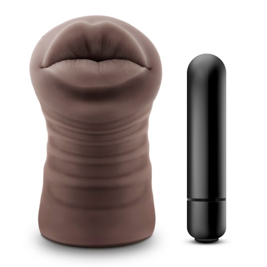 Hot Chocolate Renee Mouth Vibrating Masturbator Hot Chocolate Renee Mouth Vibrating Masturbator