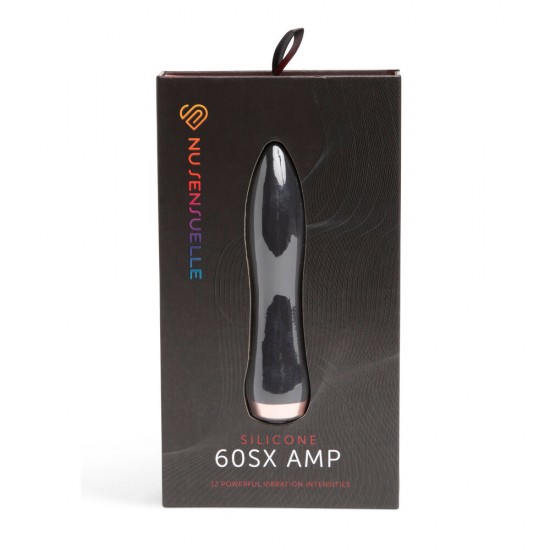 Nu Sensuelle Silicone 60SX AMP Bullet Black Nu Sensuelle Silicone 60SX AMP Bullet Black