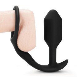 bVibe Snug And Tug Anal Plug And Cock Ring bVibe Snug And Tug Anal Plug And Cock Ring