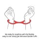 Quickie Cuffs Large Red Ankle Or Wrist Cuffs Quickie Cuffs Large Red Ankle Or Wrist Cuffs