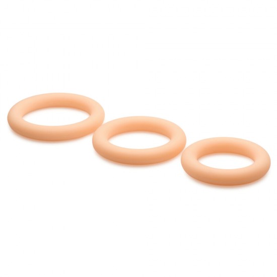 Jock Discreet Silicone Cock Ring Set Jock Discreet Silicone Cock Ring Set