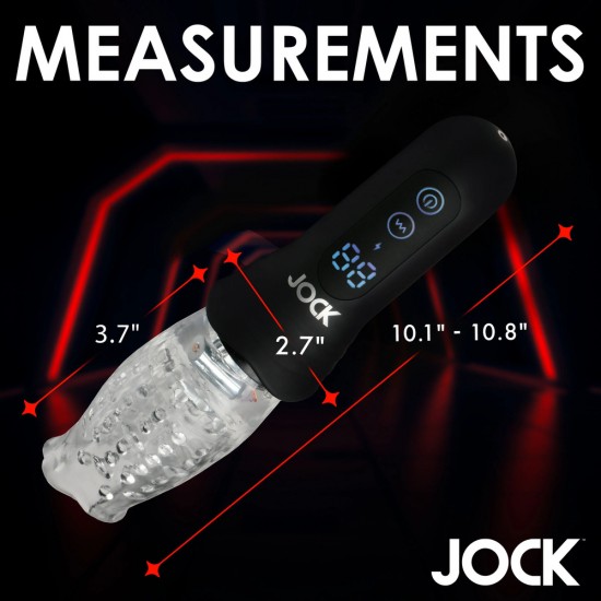 Jock Spinning Thursting and Vibrating Masturbator Jock Spinning Thursting and Vibrating Masturbator