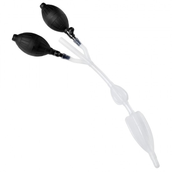 Clean Stream Silicone Inflatable Double Bulb Enema System Clean Stream Silicone Inflatable Double Bulb Enema System