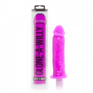 Clone A Willy Neon Purple Silicone Vibrator Clone A Willy Neon Purple Silicone Vibrator
