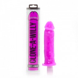 Clone A Willy Neon Purple Silicone Vibrator Clone A Willy Neon Purple Silicone Vibrator
