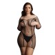 Le Desir Duo Net Sleeved Mini Dress UK 14 to 20 Le Desir Duo Net Sleeved Mini Dress UK 14 to 20