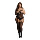 Le Desir Suspender Rhinestone Bodystocking Black UK 14 to 20 Le Desir Suspender Rhinestone Bodystocking Black UK 14 to 20