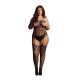 Le Desir Strapless Crotchless Teddy and Stockings UK 14 to 20 Le Desir Strapless Crotchless Teddy and Stockings UK 14 to 20