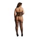 Le Desir Strappy Suspender Bodystocking Black UK 14 to 20 Le Desir Strappy Suspender Bodystocking Black UK 14 to 20