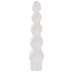 White Nights 7 Inch Ribbed Anal Vibrator White Nights 7 Inch Ribbed Anal Vibrator