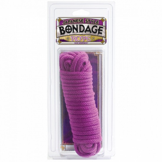 Japanese Style Bondage Rope In Purple Japanese Style Bondage Rope In Purple