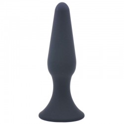 Medium Classic Black Silicone Butt Plug Medium Classic Black Silicone Butt Plug