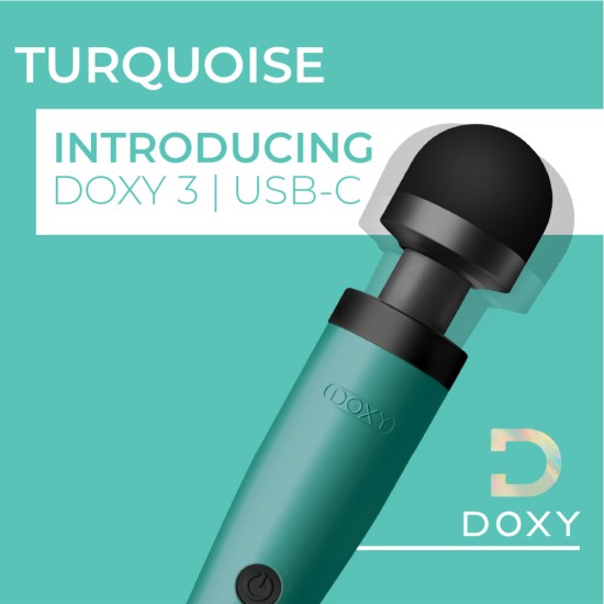 Doxy Wand 3 - Turquoise (USB Powered)