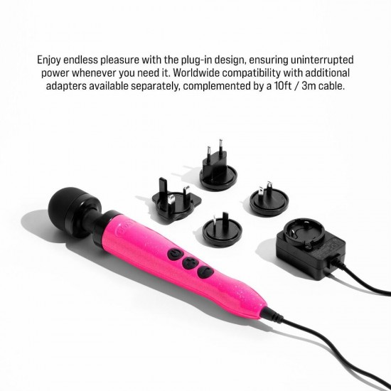 Doxy Die Cast Wand Massager 3 HOT PINK Doxy Die Cast Wand Massager 3 HOT PINK