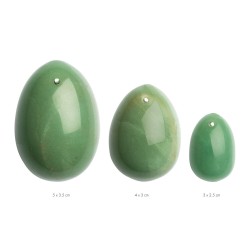 La Gemmes Yoni Egg Set Jade La Gemmes Yoni Egg Set Jade