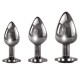 Evolved Black Gem Anal Plug Set Evolved Black Gem Anal Plug Set